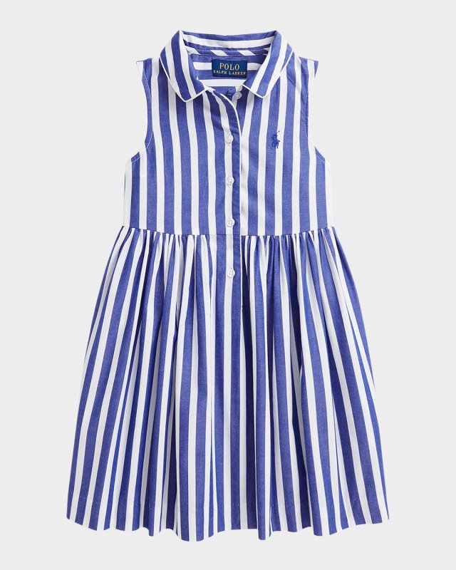 Girl's Striped Day Dress, Size 3-